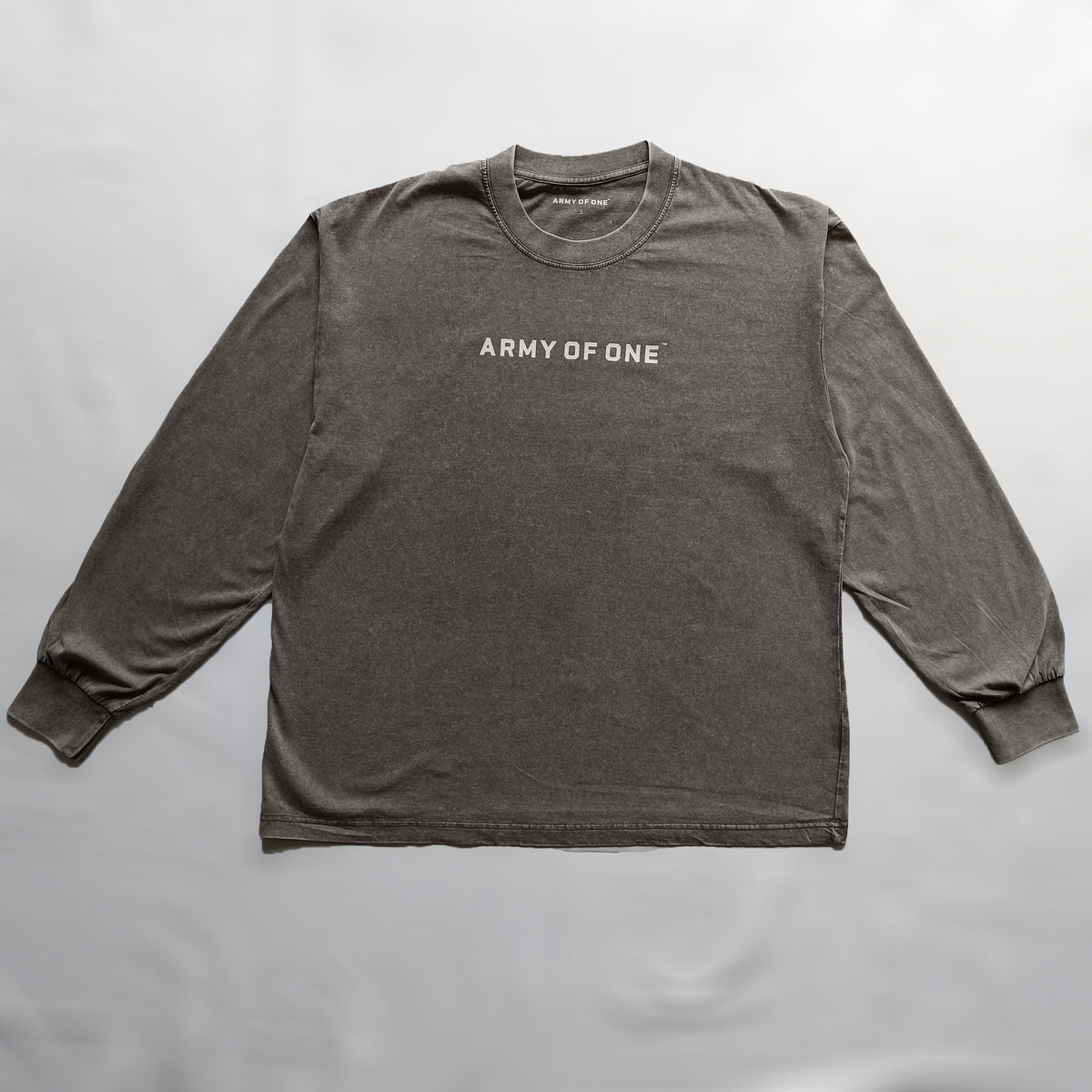 Oversized Long Sleeve Tee - Grey