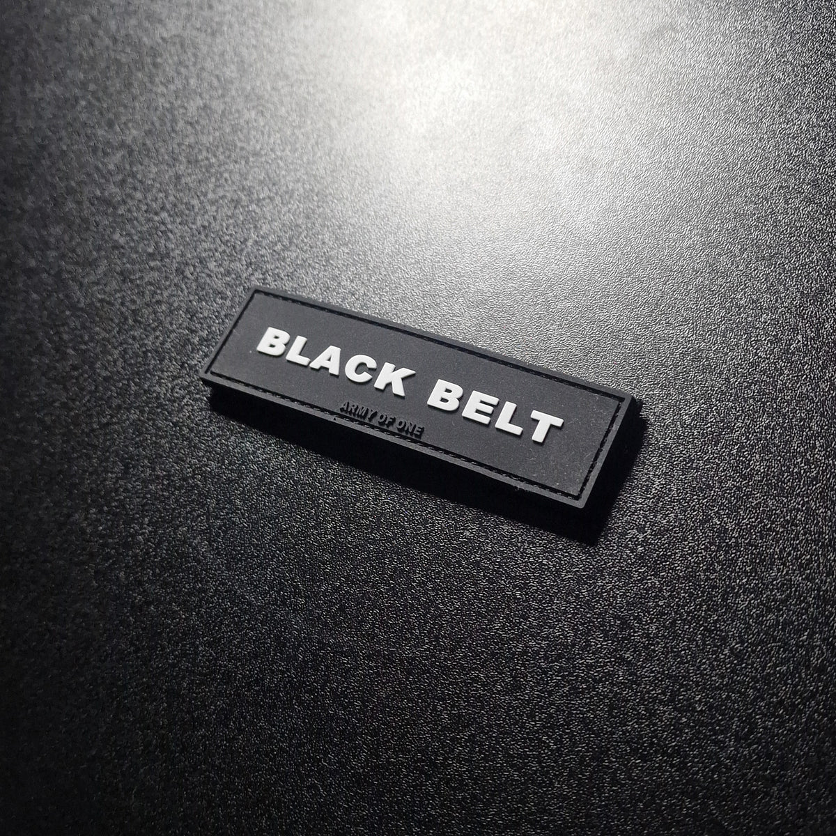 ARMY OF ONE BLACK BELT PATCH