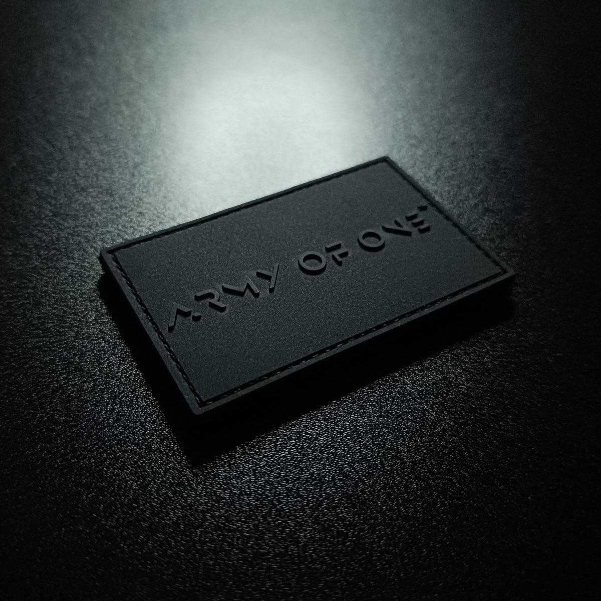 ARMY OF ONE BLACK PATCH
