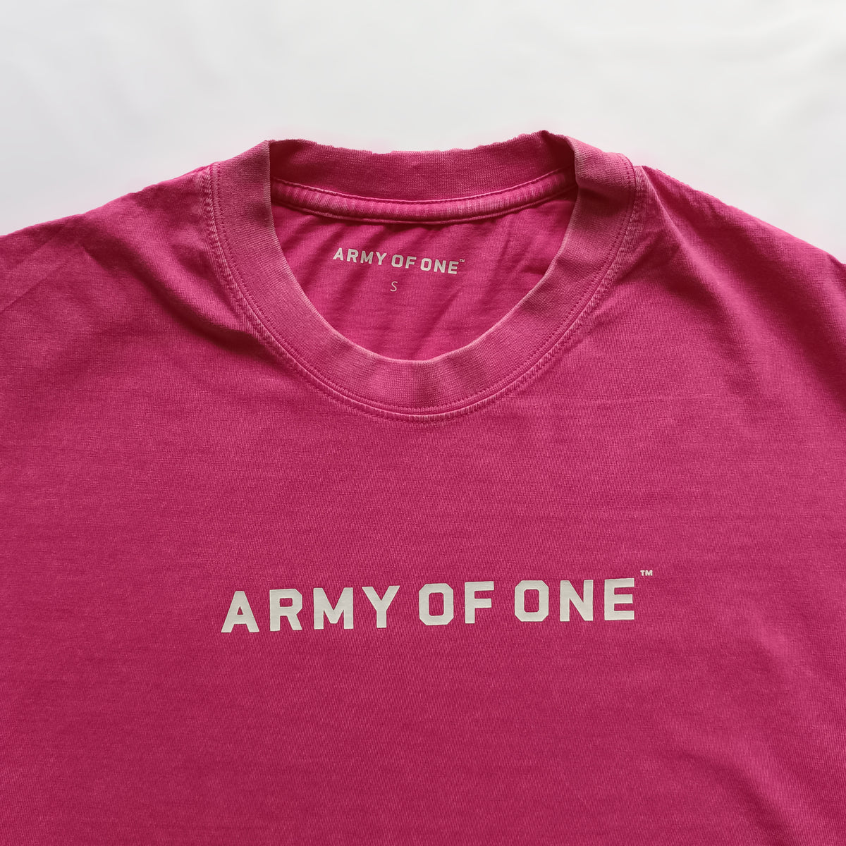 Oversized Long Sleeve Tee - Pink