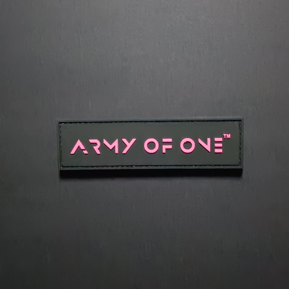 ARMY OF ONE PINK PATCH