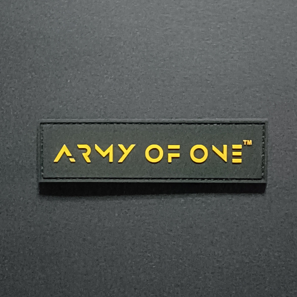 ARMY OF ONE ORANGE PATCH