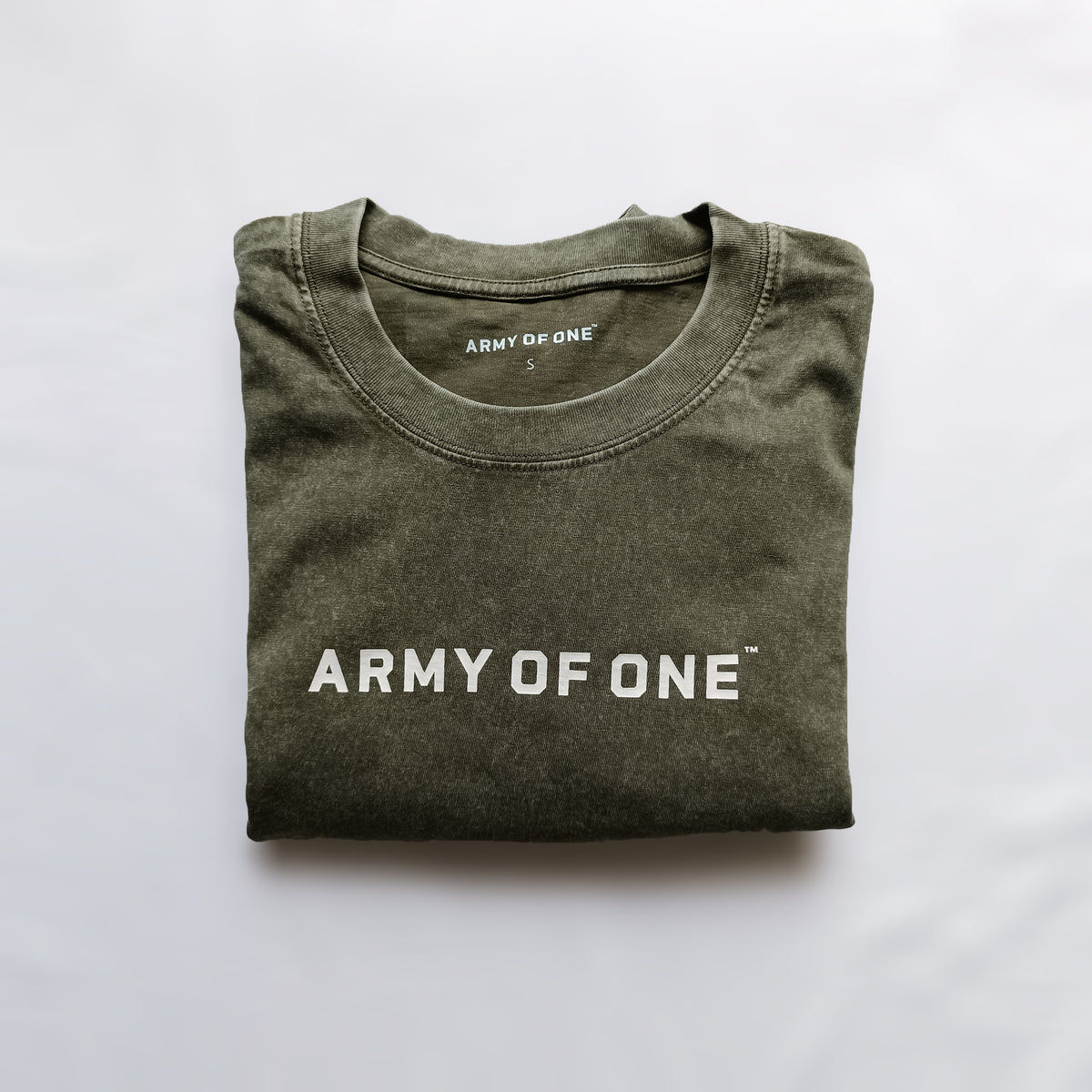 Oversized Long Sleeve Tee - Army Green