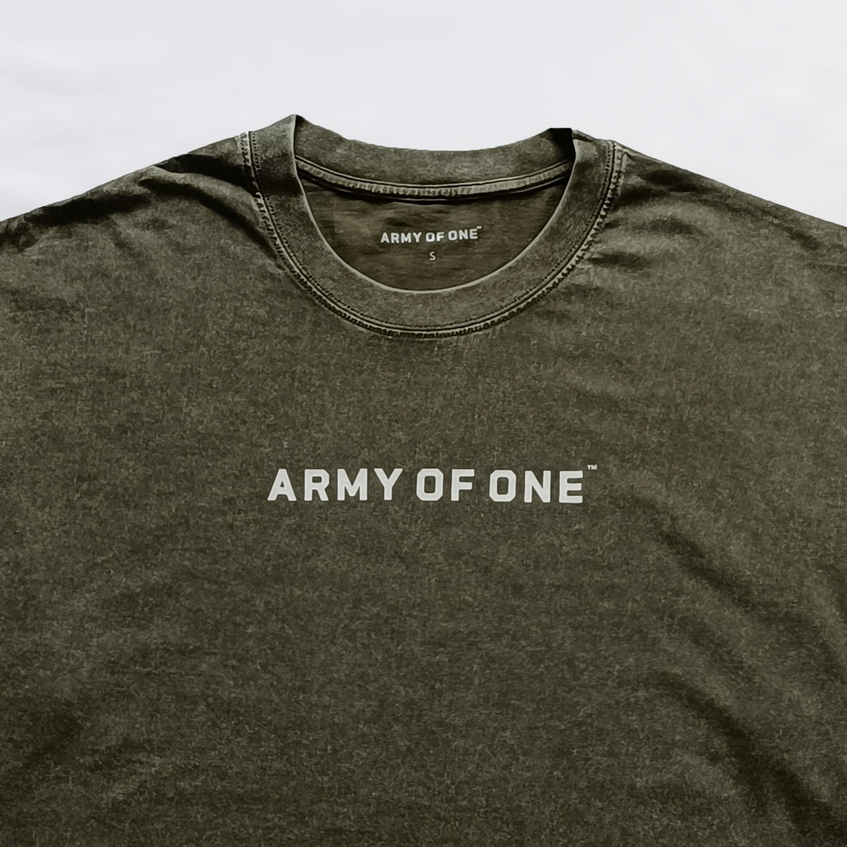 Oversized Long Sleeve Tee - Army Green