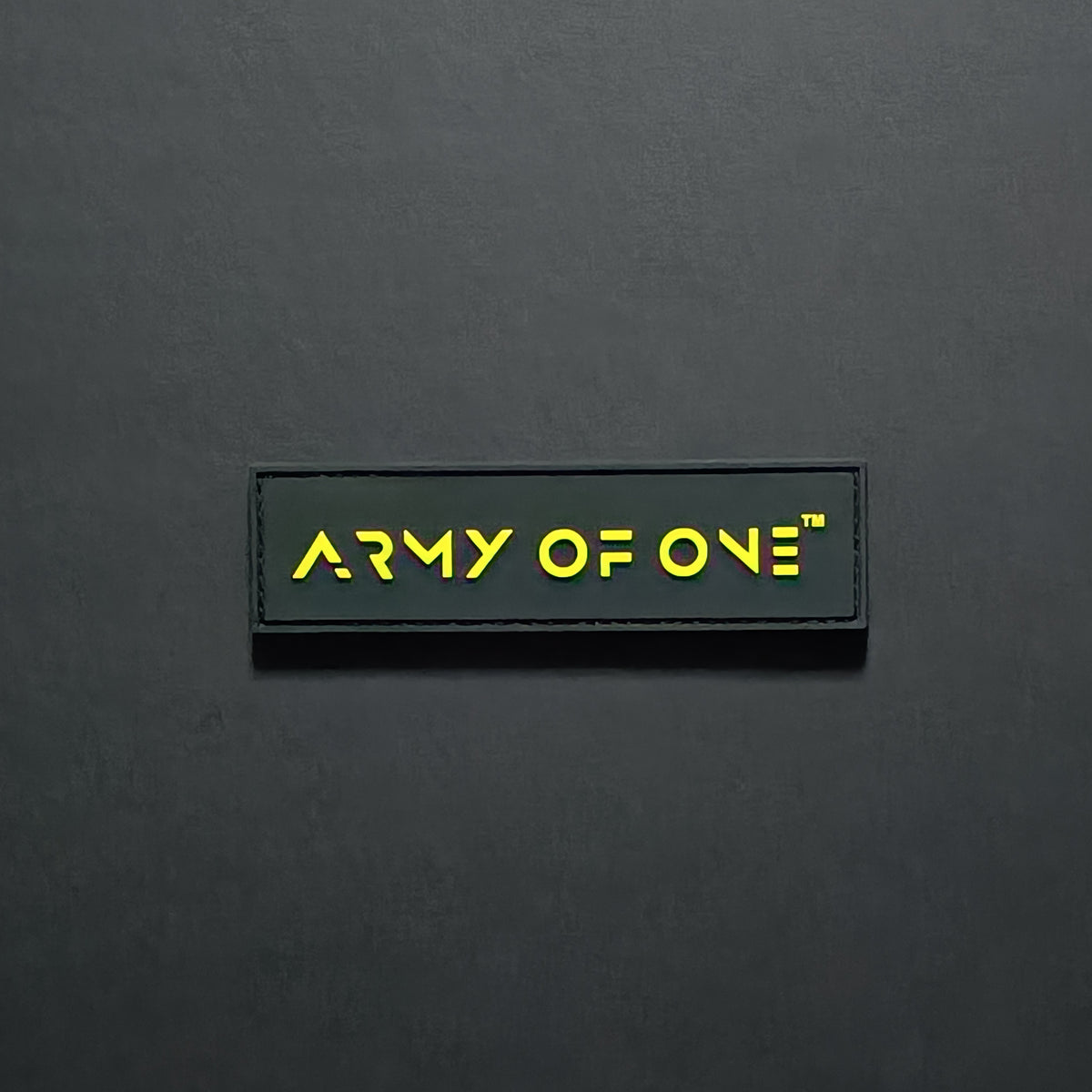ARMY OF ONE YELLOW PATCH