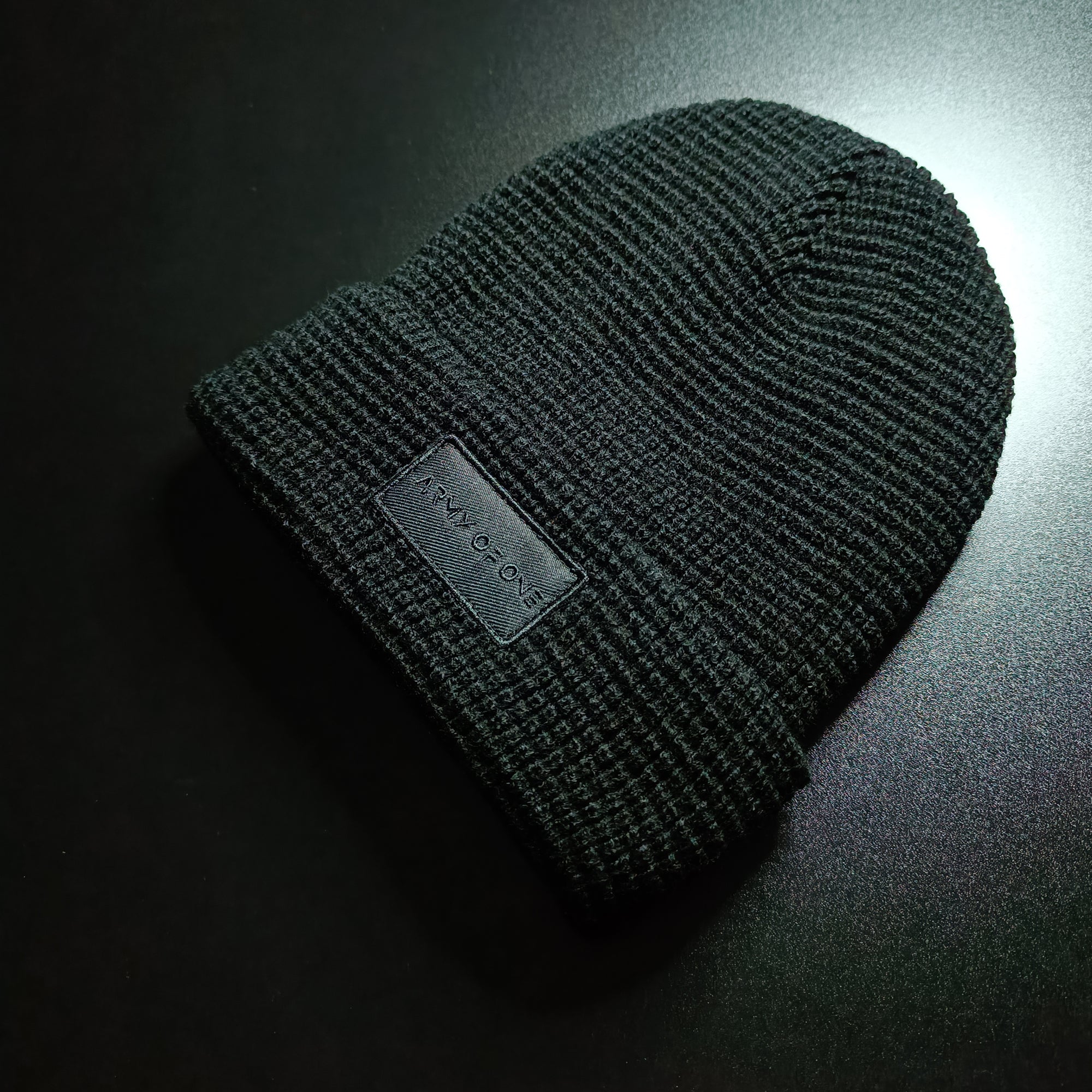 BLACK ARMY OF ONE BEANIE HAT