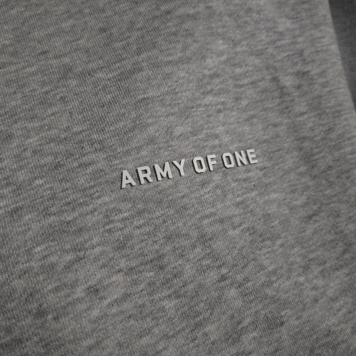 New - Army Of One Core Hoodie - Grey Marl