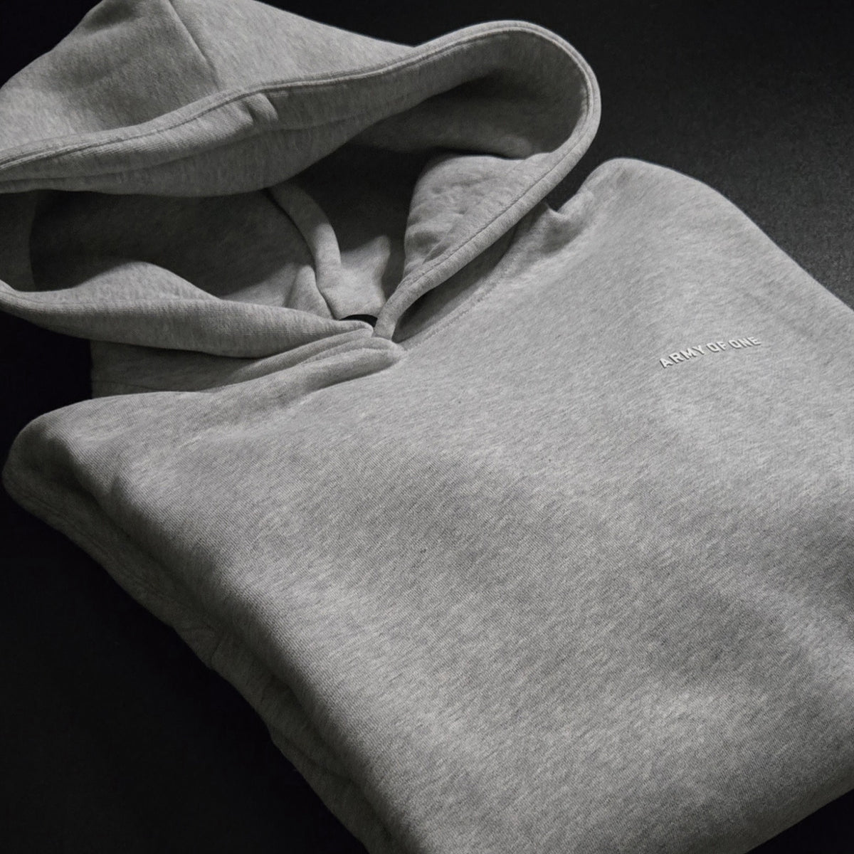 New - Army Of One Core Hoodie - Grey Marl