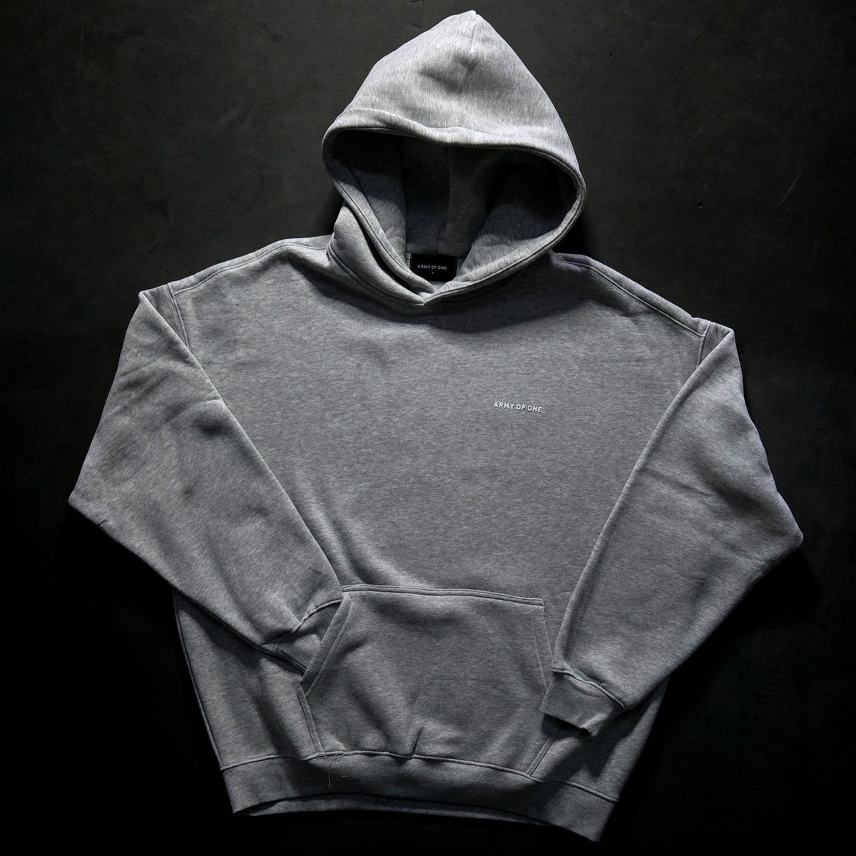 New - Army Of One Core Hoodie - Grey Marl