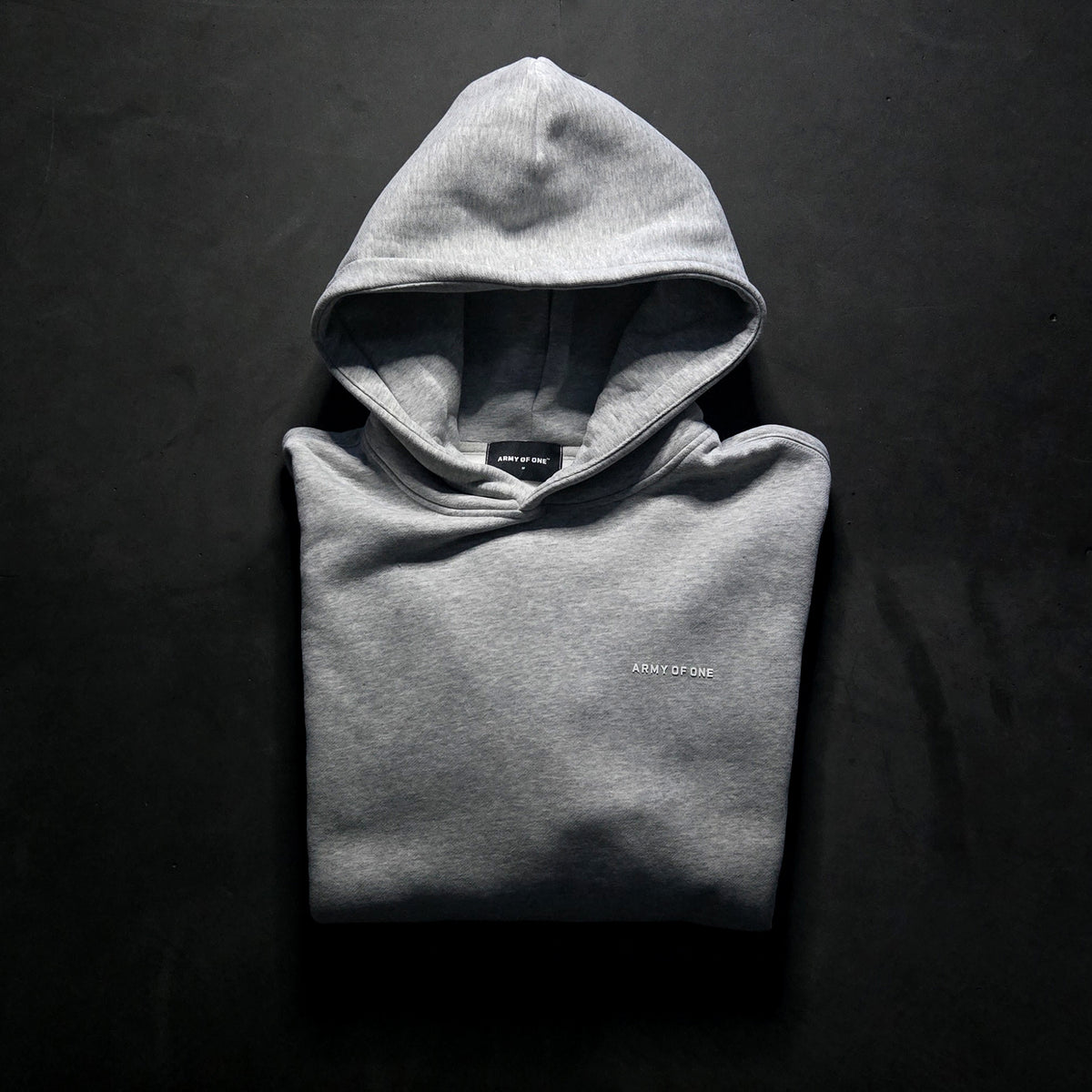 New - Army Of One Core Hoodie - Grey Marl