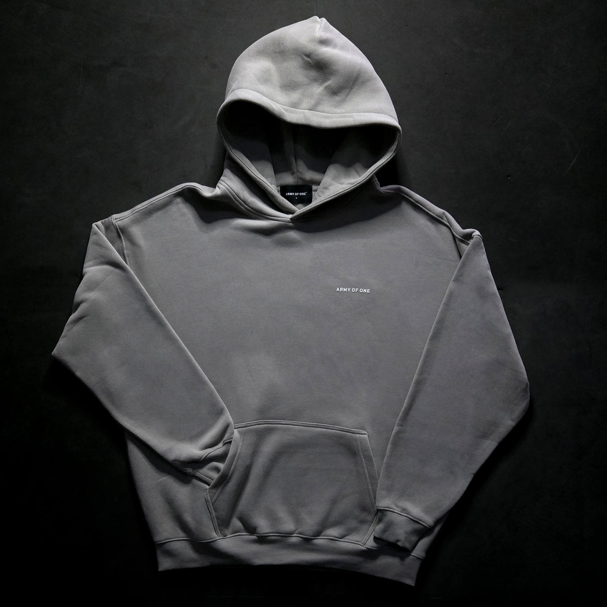 New - Army Of One Core Hoodie - Gunmetal Grey