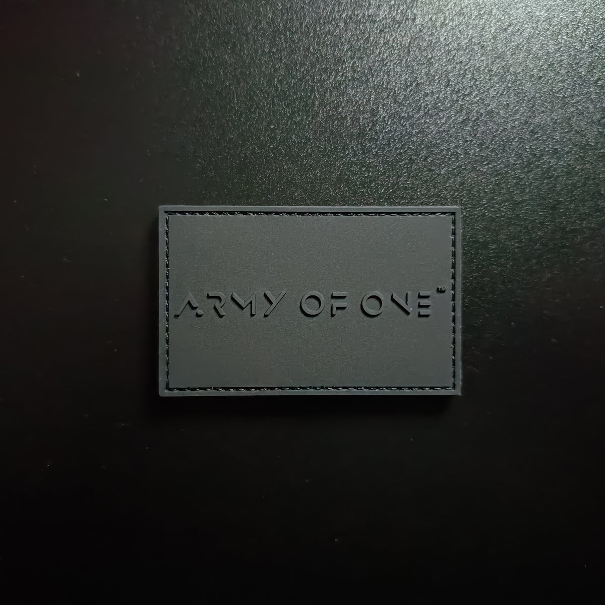 ARMY OF ONE BLACK PATCH