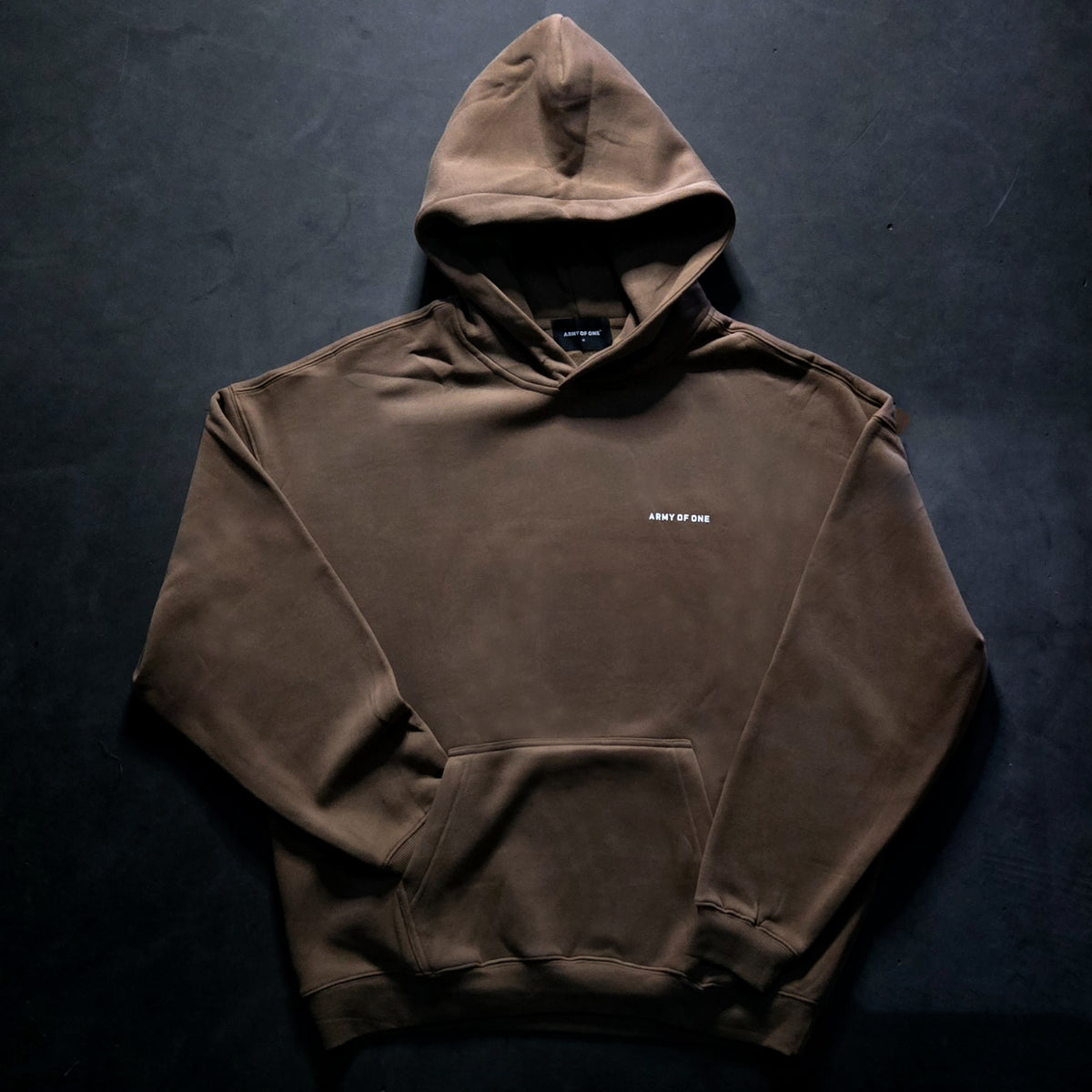 New -  Army Of One Core Hoodie - Cognac Brown