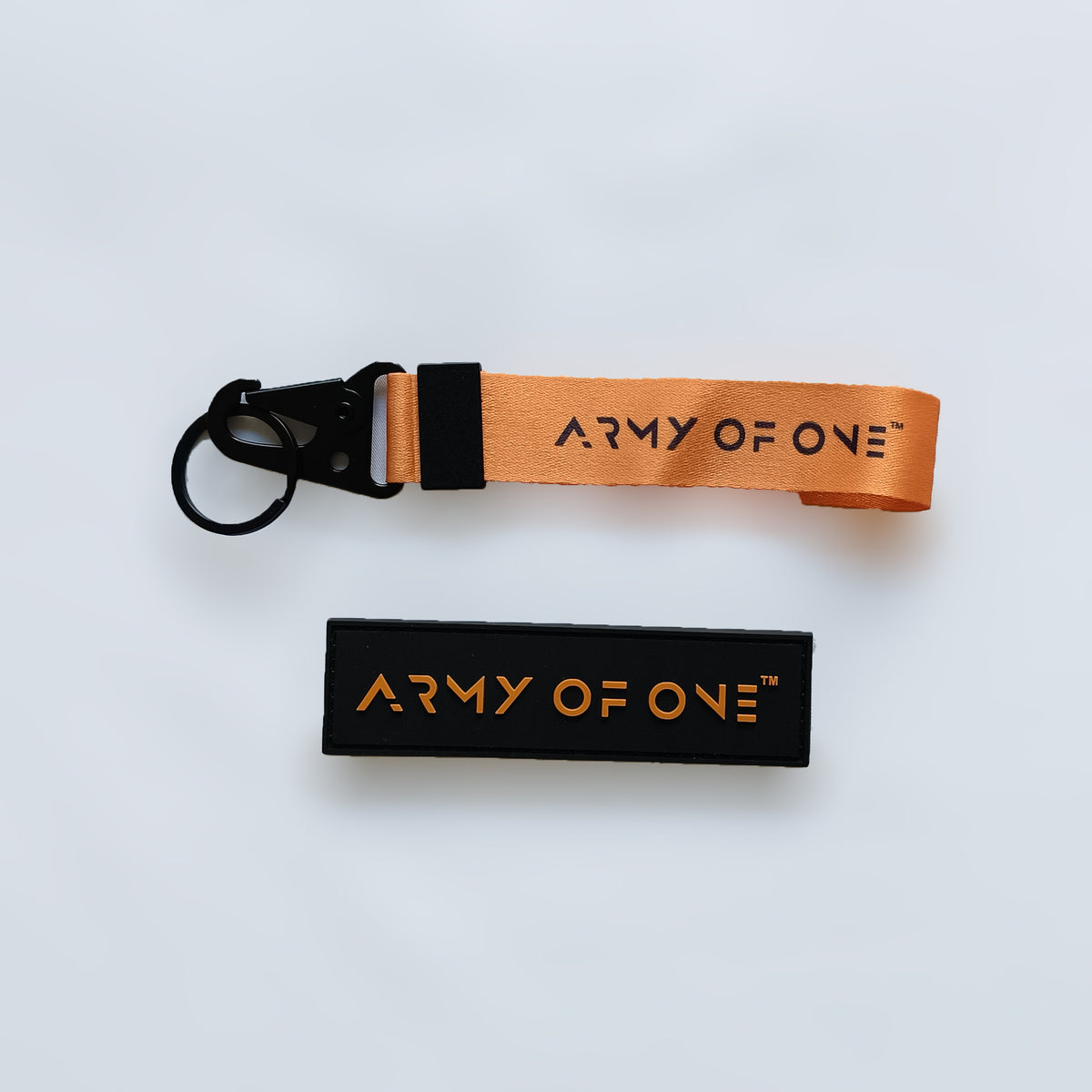 Orange Keychain + Patch