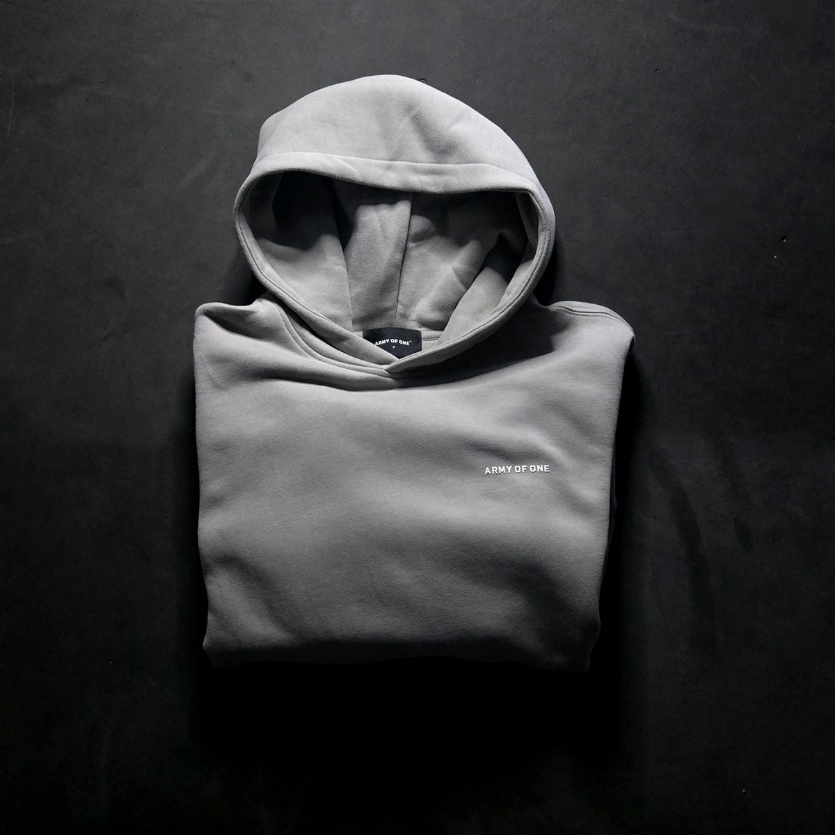 New - Army Of One Core Hoodie - Gunmetal Grey