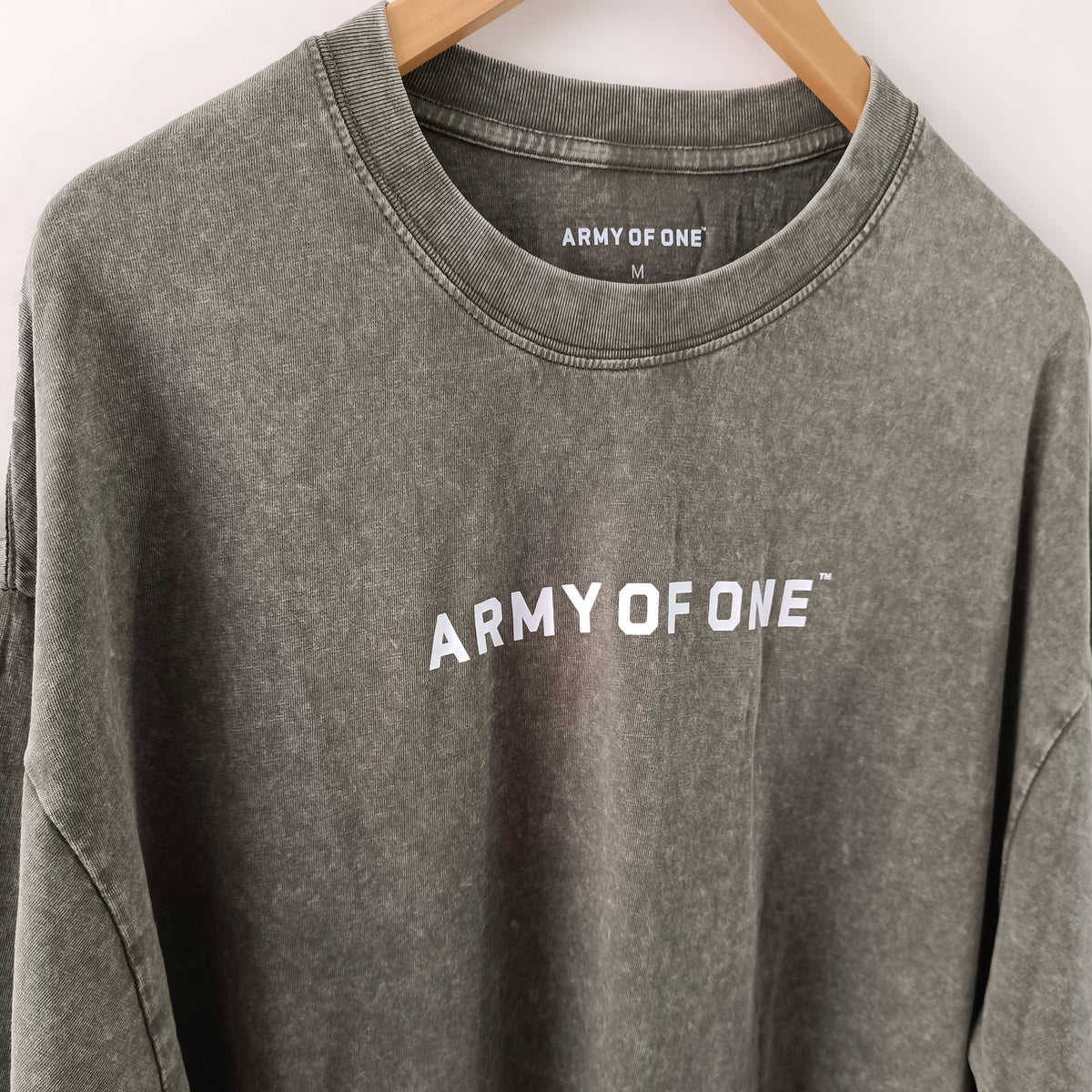 Oversize Long Sleeve Tee - Army Green