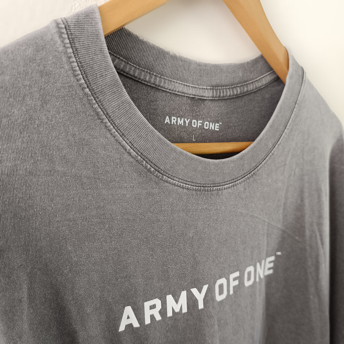 Oversize Long Sleeve Tee - Grey