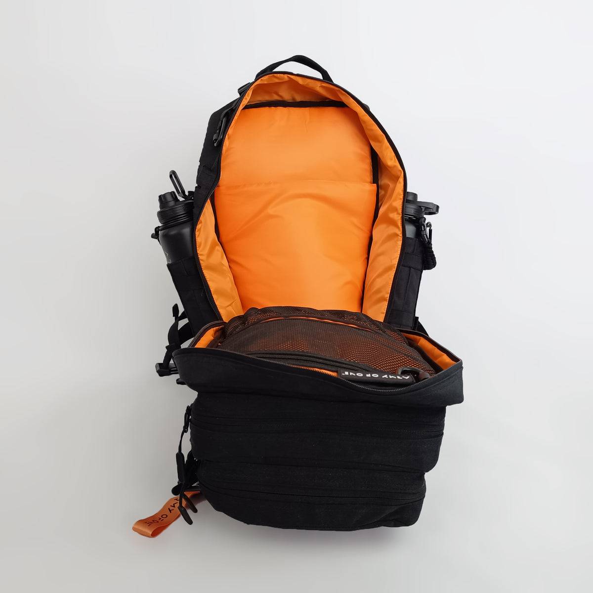 SURVIVOR PACK 45L : Orange Patch + Keychain