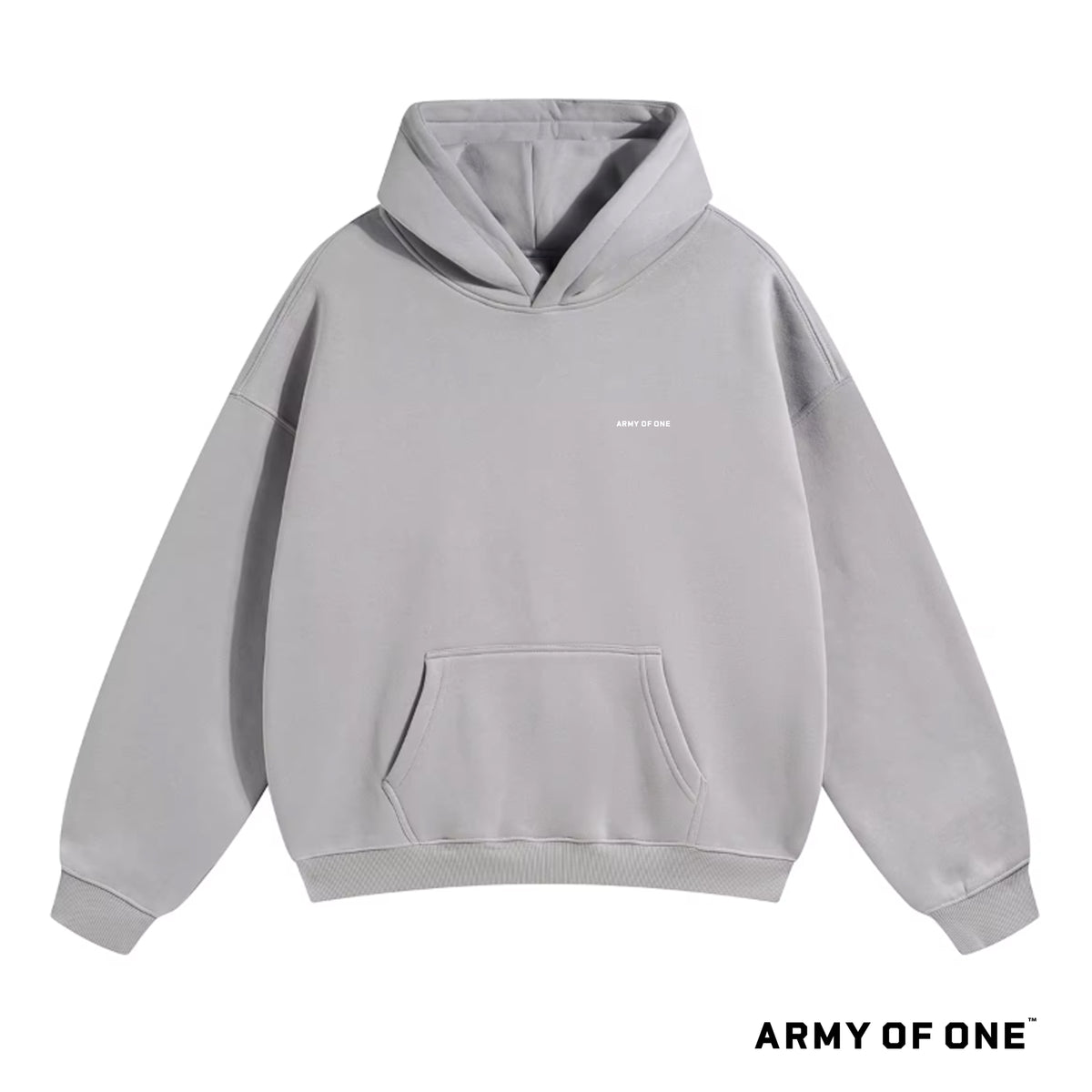 New - Army Of One Core Hoodie - Gunmetal Grey