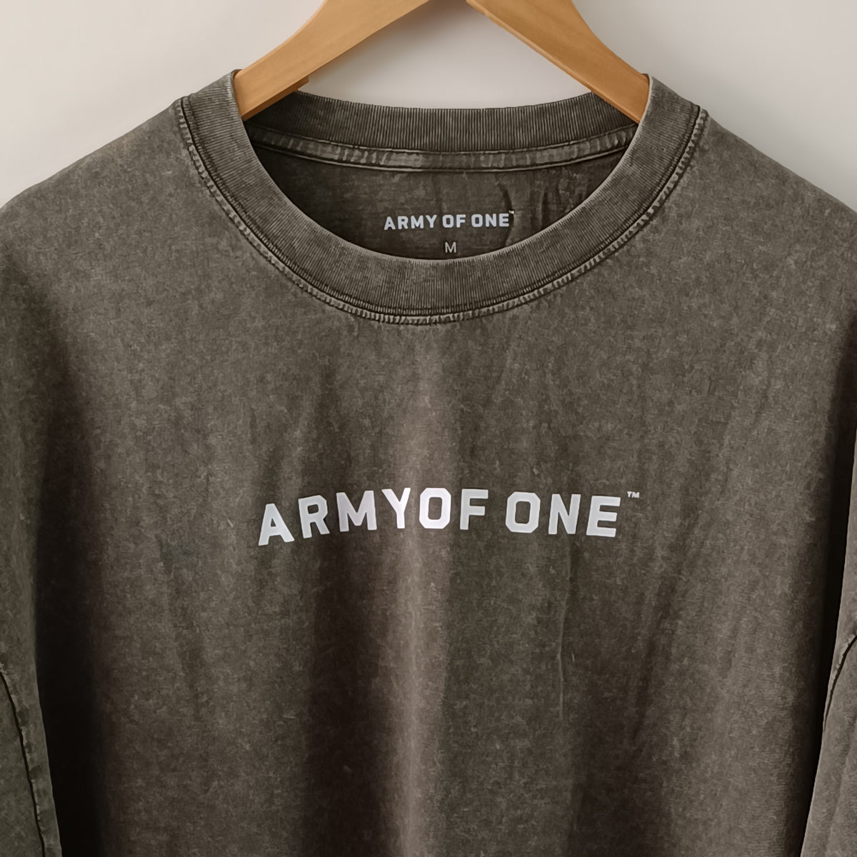 Oversize Long Sleeve Tee - Army Green