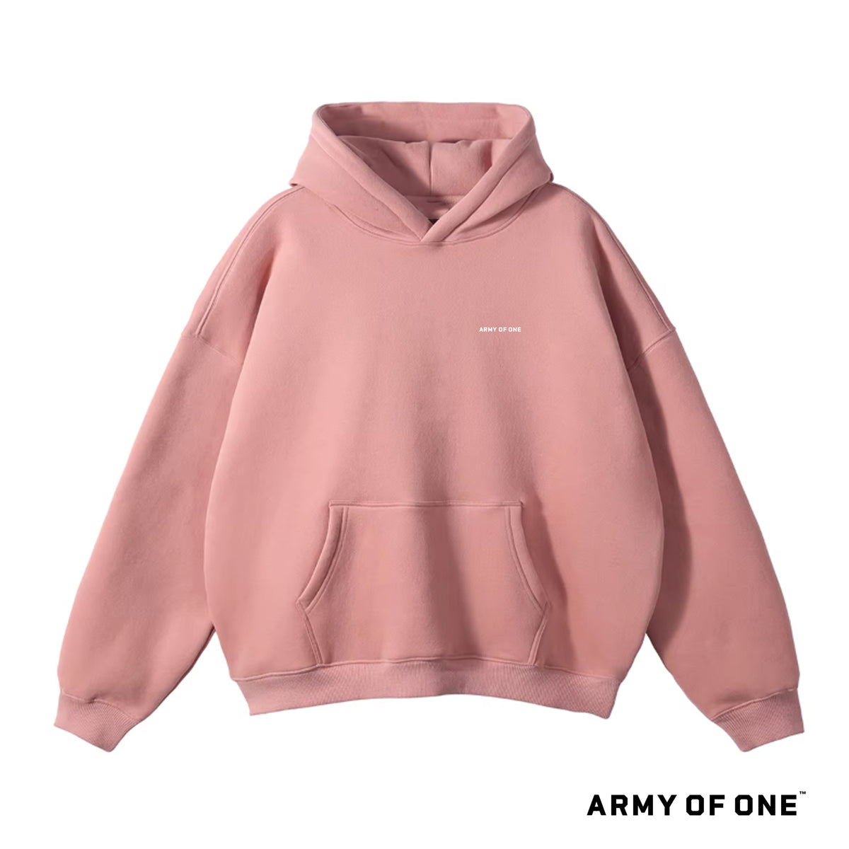 New - Army Of One Core Hoodie - Dusty Rose