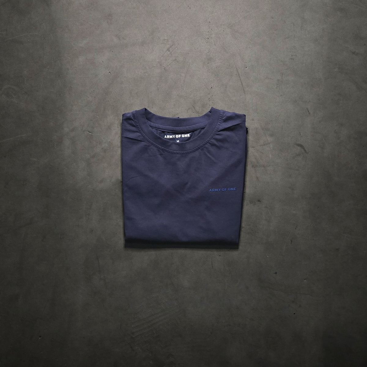 New - Standard Issue Training Tee - Navy with blue logo