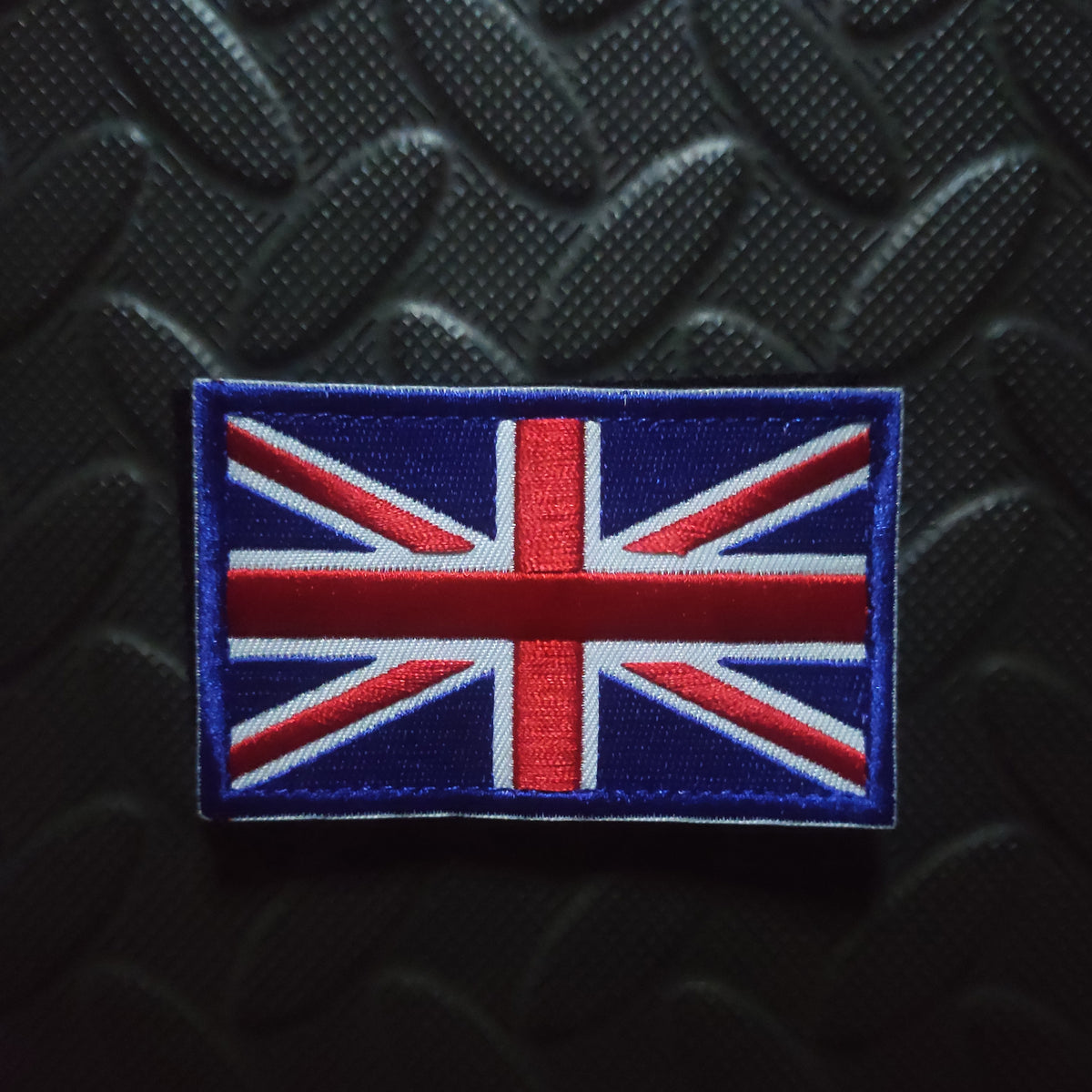 UNITED KINGDOM FLAG EMBROIDERED VELCRO PATCH