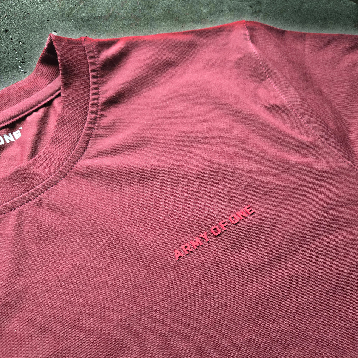 New - Standard Issue Training Tee - Dark Burgundy