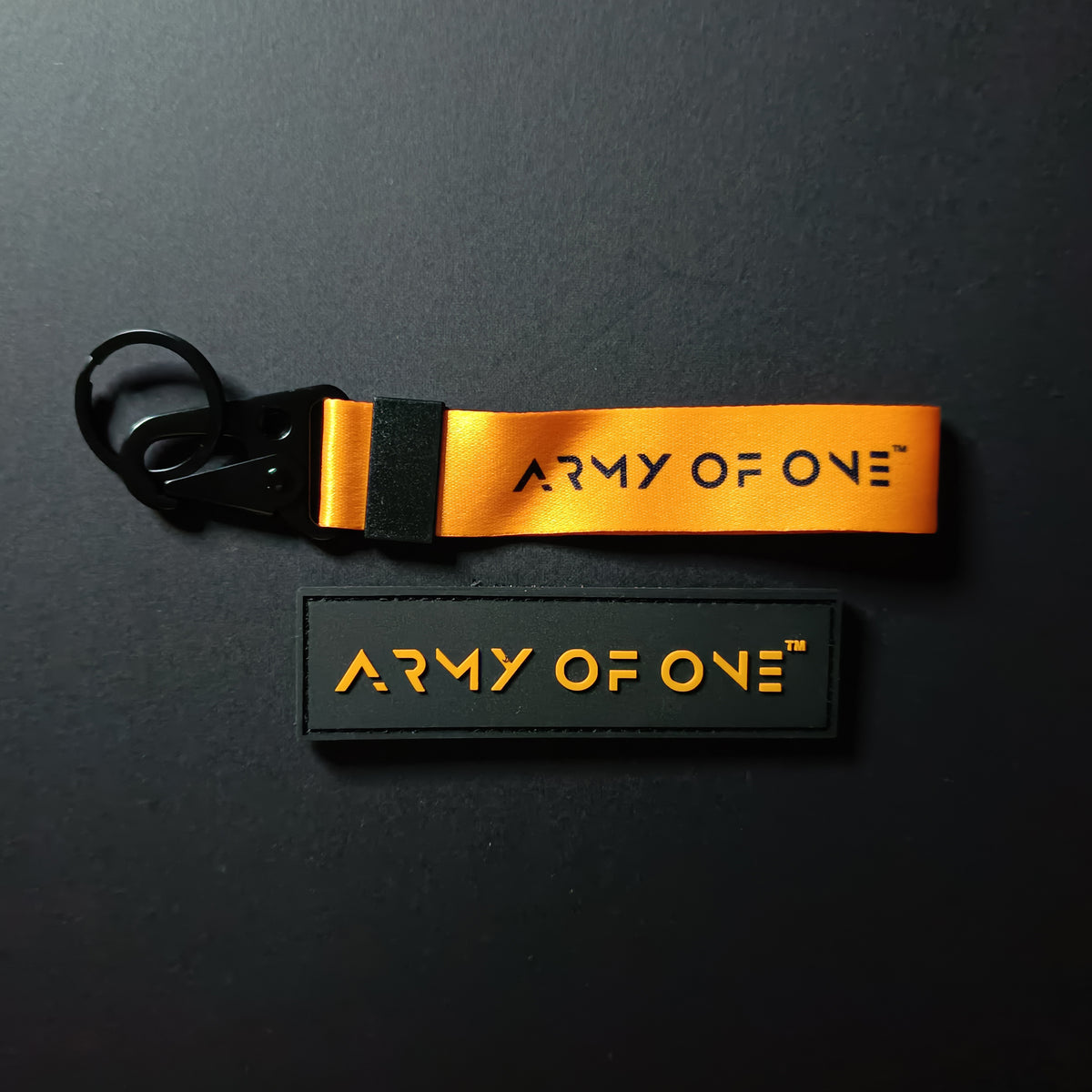 Orange Keychain + Patch