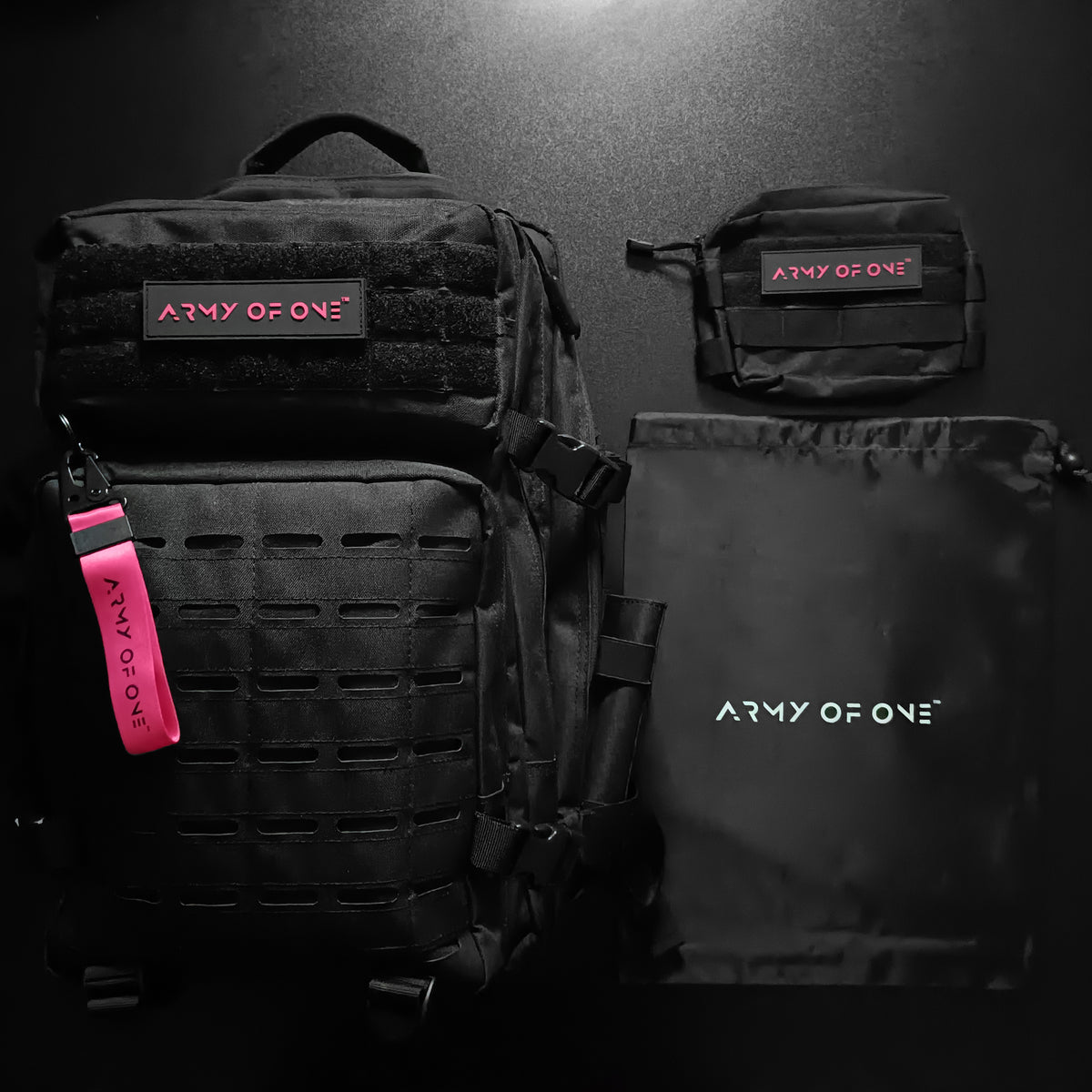 SURVIVOR PACK 45L BLACK / PINK