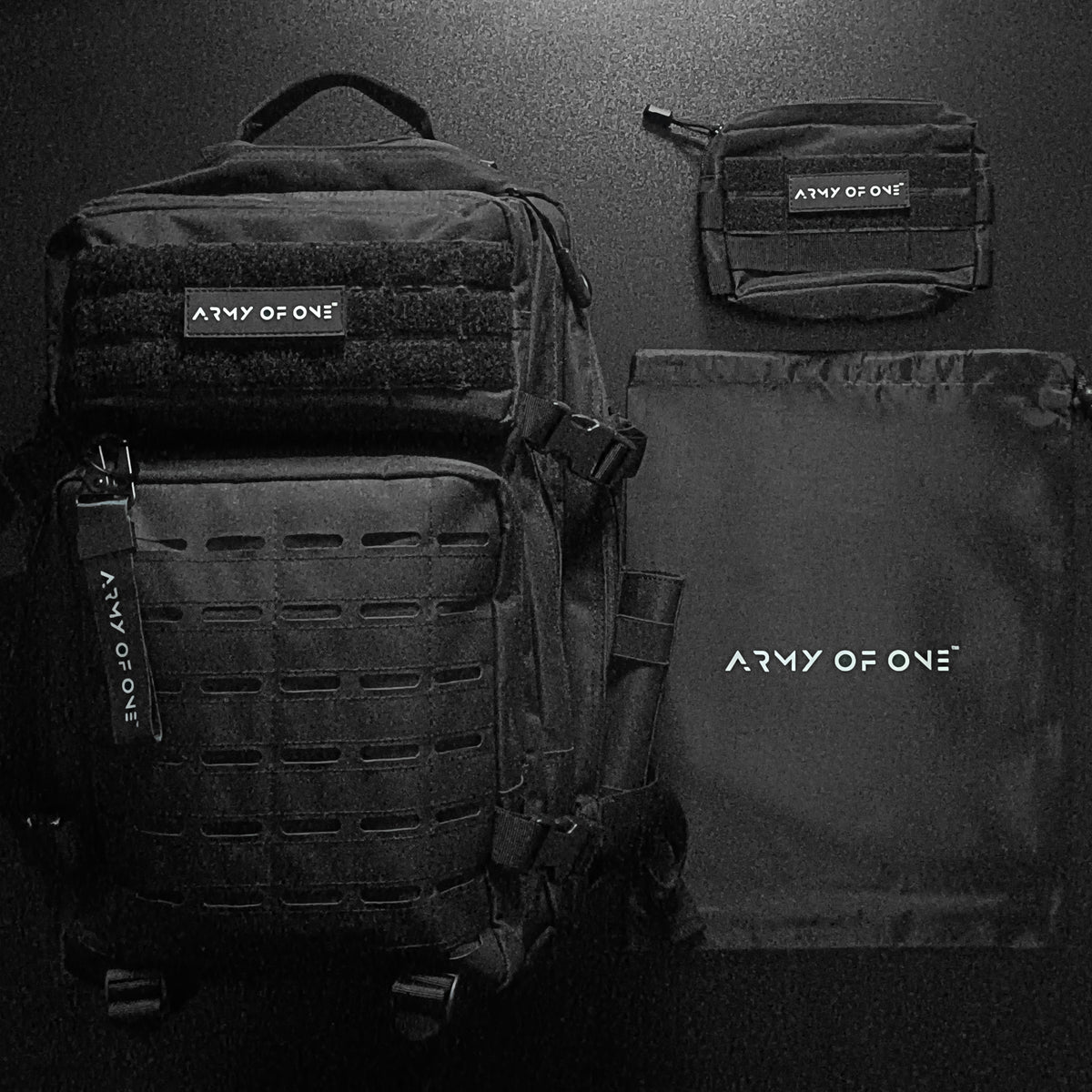 SURVIVOR PACK 45L BLACK / WHITE